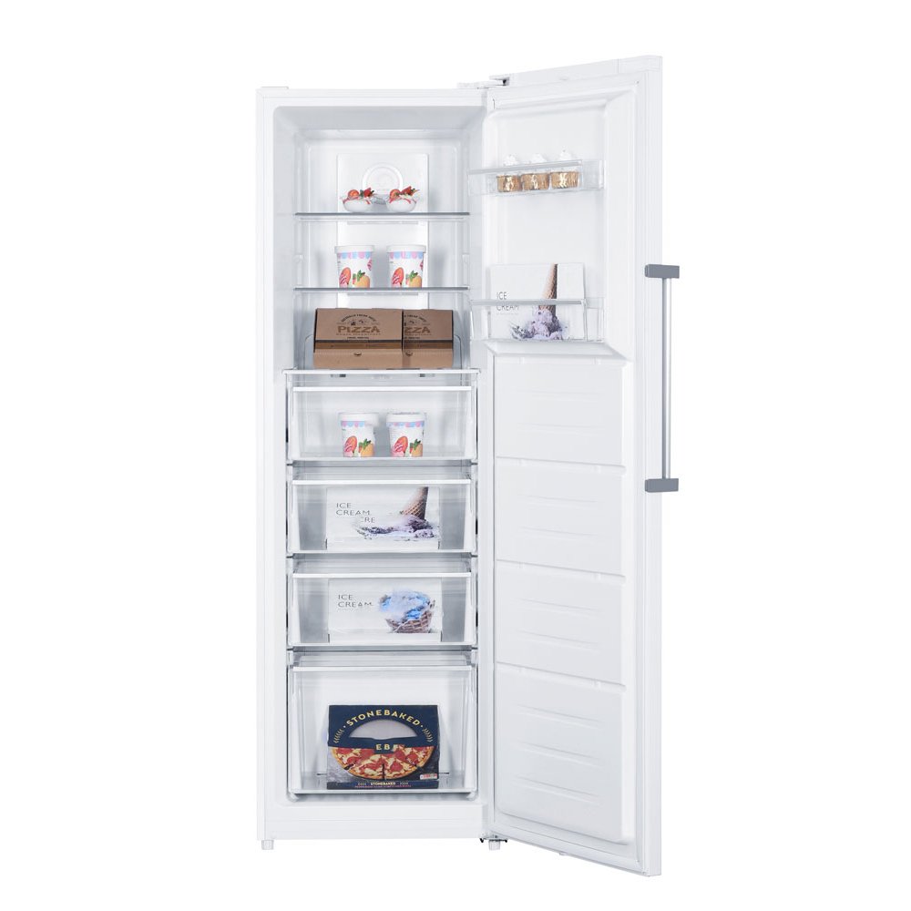 Teknix T60FNF2W 274 Litres Capacity 60cm Tall Freestanding Freezer in White