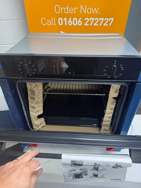 Neff B3ACE4AG3B (95) Slide & Hide® Electric Single Oven in Graphite Grey - A+ Rated - (Ex Display) - HW182795