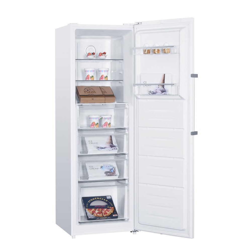 Teknix T60FNF2W 274 Litres Capacity 60cm Tall Freestanding Freezer in White