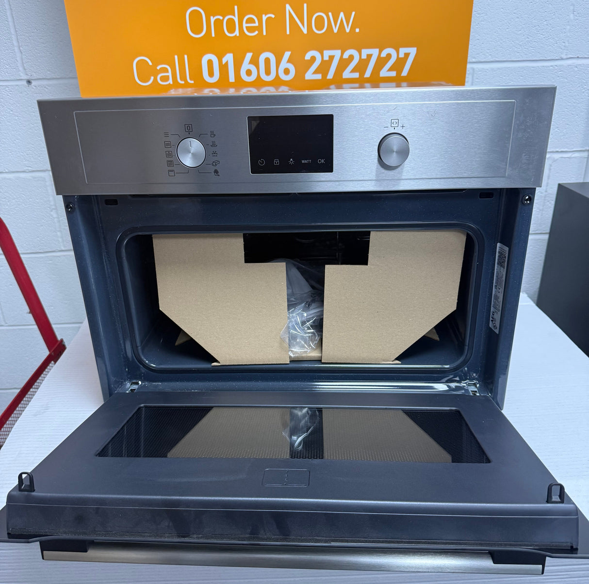 AEG 3000 KMX525060M (89) Built-In Microwave with Grill in Stainless Steel - (Ex Display) - HW182489