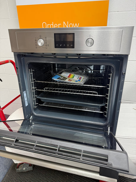 AEG BEX535A61M (82) 3000 Built-in Electric Single Oven with AirFry and Aqua Clean in Stainless Steel - A+ Rated - (Ex Display) - HW182282