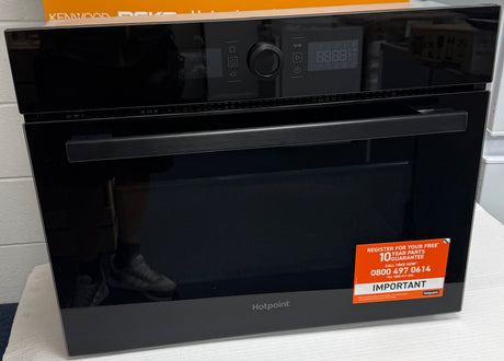 Hotpoint HMW47DHMBUK (37) 900w Built-in Microwave Oven with Grill in Black - (Ex Display) - HW182846