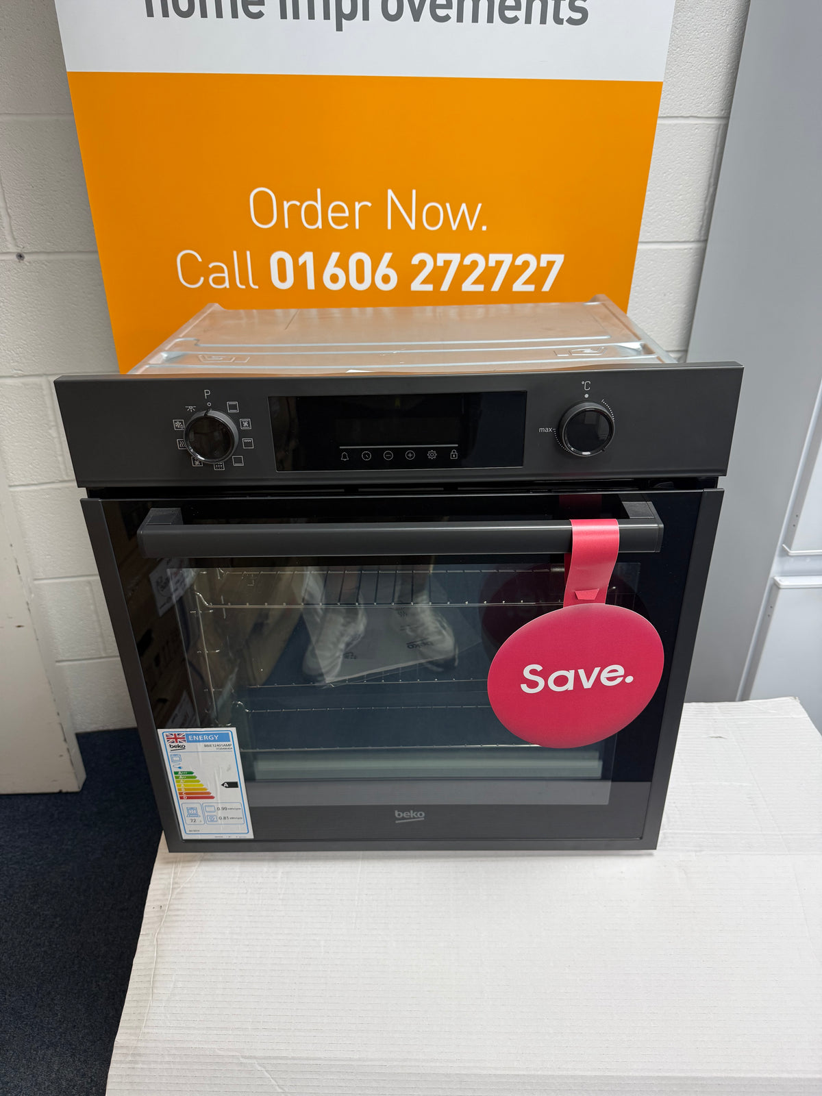 Beko BBIE12401AMP Built In Electric Single Oven with Pyrolytic Self Cleaning in Anthracite HW182733