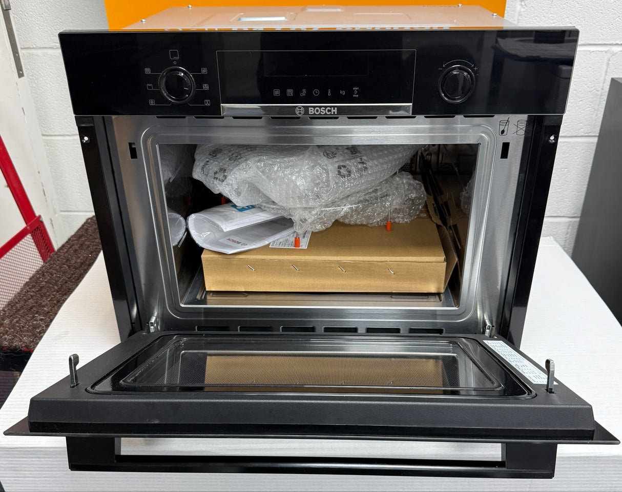 Bosch Series 4 CMA583MB0B (39) Integrated Compact Combination Microwave Oven in Black - (Ex Display) - HW182439