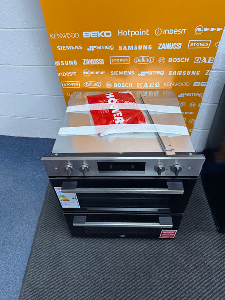 Hoover HO7DC3B308IN (51) Electric Built-under Double Oven in Stainless Steel & Black - A/A Rated -Ex display HW182351