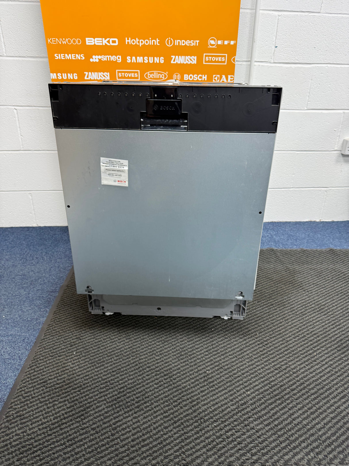 Bosch Series 2 SMV2HTX02G (71) 60cm Fully Integrated Dishwasher with Wi-Fi Enabled Home Connect - D Rated - (Ex Display )- HW182571