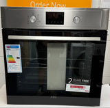 AEG BEX535A61M (82) 3000 Built-in Electric Single Oven with AirFry and Aqua Clean in Stainless Steel - A+ Rated - (Blemished) - HW182532