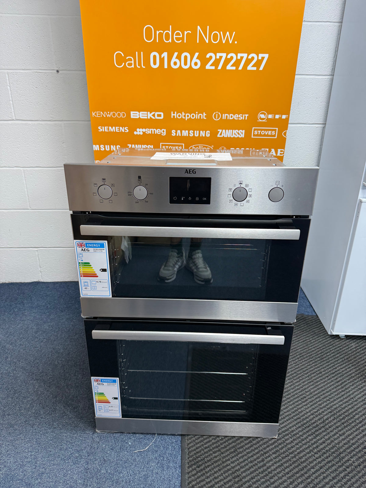 AEG 6000 Series DCB535060M (29) Double Built In Oven in Stainless Steel - A/A Rated - HW182729