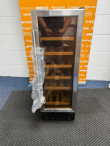 Viceroy WRWC30SSED.3 (11) 18 Bottle 30cm Undercounter Wine Cooler Fridge in Stainless Steel - (Ex Display) - HW182311