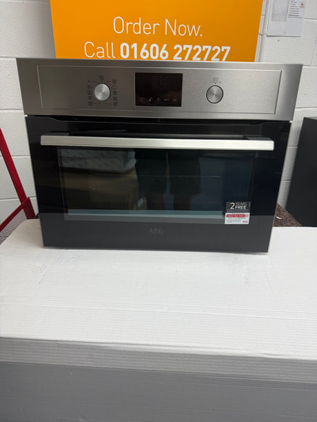 AEG KMX365060M (64)Built-In Combination Microwave Oven in Stainless Steel - (EX DISPLAY) - HW182464