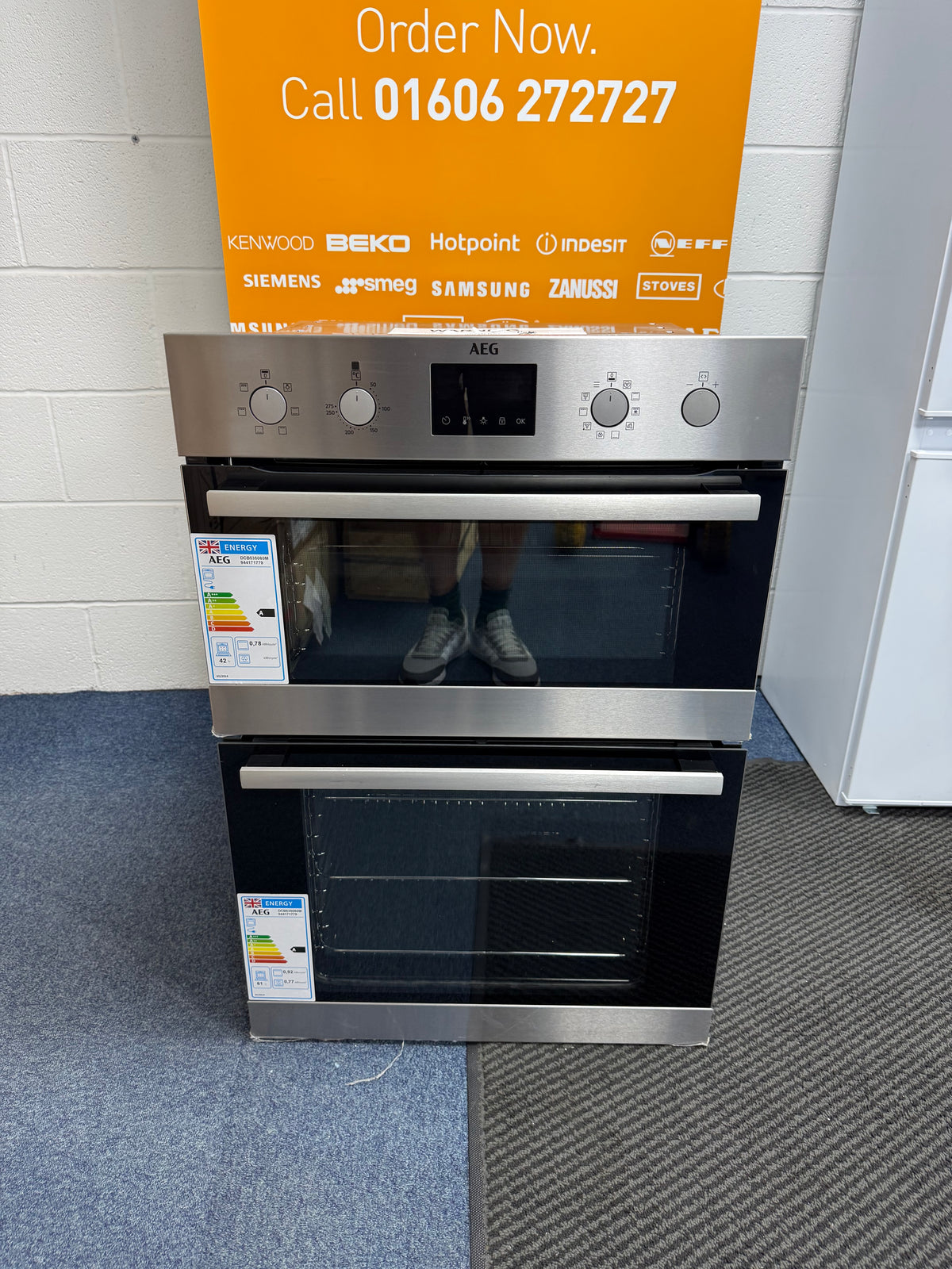 AEG 6000 Series DCB535060M (29) Double Built In Oven in Stainless Steel - A/A Rated - HW182729