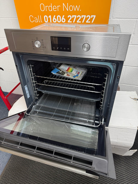 AEG BEX535A61M (82) 3000 Built-in Electric Single Oven with AirFry and Aqua Clean in Stainless Steel - A+ Rated - (Ex Display) - HW182282