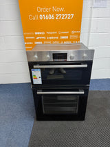 Bosch Series 2 MHA133BR0B (89) Built In Electric Double Oven in Stainless Steel - A Rated - (Ex Display blemished ) - HW182689