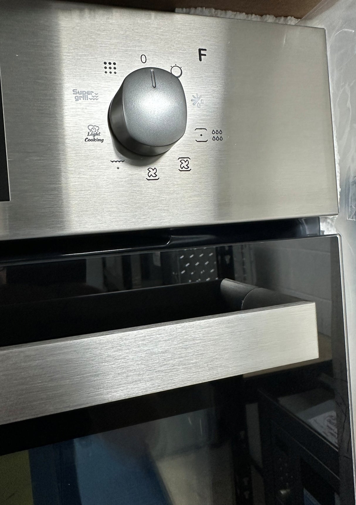 HomeWise HFNPK606X Built In Pyrolytic Multifunction Single Oven in Stainless Steel - A Rated - POHW0121