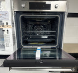 HomeWise HFNPK606X Built In Pyrolytic Multifunction Single Oven in Stainless Steel - A Rated - POHW0121