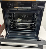 Bosch Series 4 HQA534BB3B (55) Built In Electric Single Oven with added Steam Function in Black - A+ Rated - (Ex Display) - HW182555