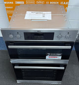 AEG 6000 DEB331010M (47) SurroundCook Clean Enamel Electric Double Built In Oven in Stainless Steel - A/A Rated - (EX Display ) - HW182447