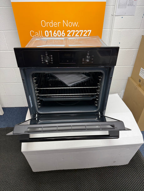 AEG BEX335011B (35) 3000 Series Surround Cook Built-in Electric Single Oven in Black - A Rated - (Ex Display) - HW182435