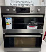 AEG 6000 Series DUB331110M (21) Built Under Electric Double Oven in Stainless Steel - (Ex Display ) - HW182421