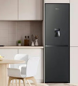 Hisense RB327N4WBE 55cm Wide 182.5cm Tall Fridge Freezer in Black