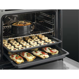 AEG BEX335011M (48) SurroundCook Built-in Electric Single Oven with Aqua Clean in Stainless Steel - A Rated - (Ex Display) - HW182248