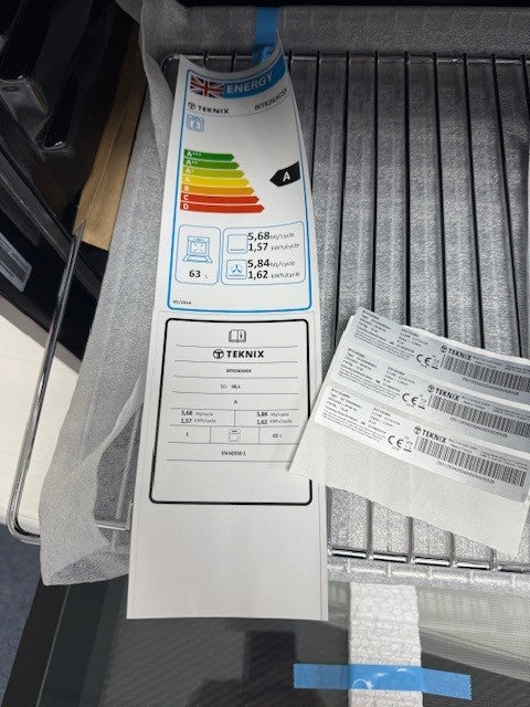 Teknix BITK263GSX 63 Litre Gas Oven in Stainless Steel - LPG Convertible - POHW0140