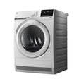 AEG TR718L2B 7000 8KG SensiDry® Heat Pump Tumble Dryer in White - A++ Rated Stock Photo Front Angled