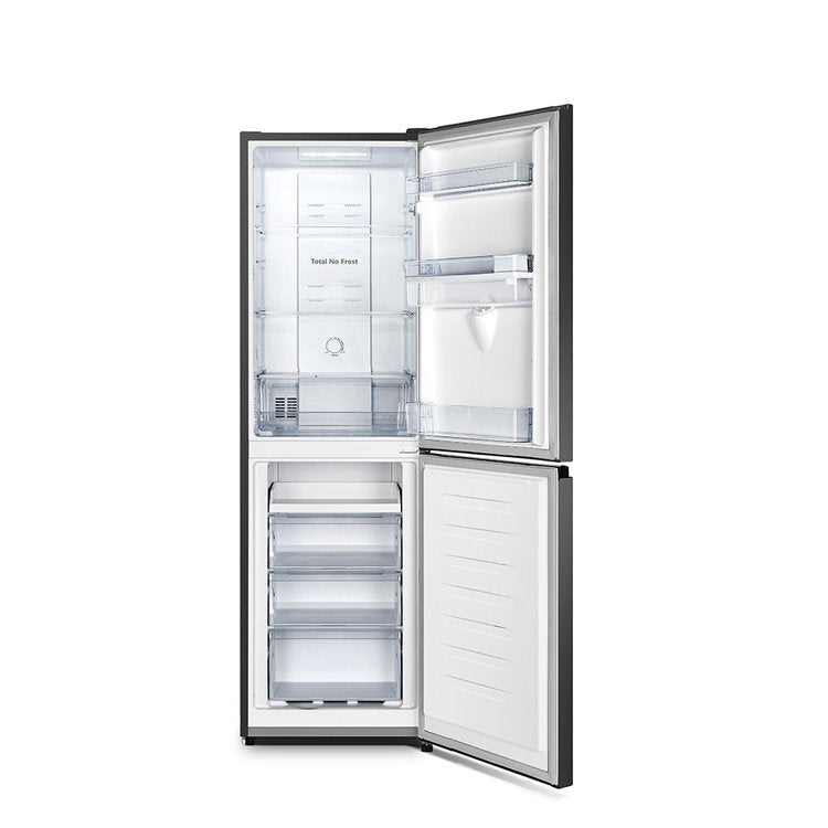 Teknix 182cm Total No Frost Fridge Freezer with Water Dispenser in Black FFH1825WB from HomeWise