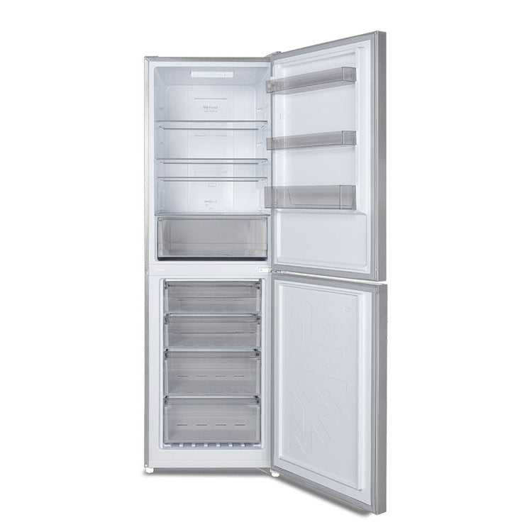 Teknix 185cm 308 Litre Total No Frost Fridge Freezer in Silver FF1860S/E from HomeWise