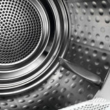 AEG TR718L2B 7000 8KG SensiDry® Heat Pump Tumble Dryer in White - A++ Rated Stock Photo internal drum
