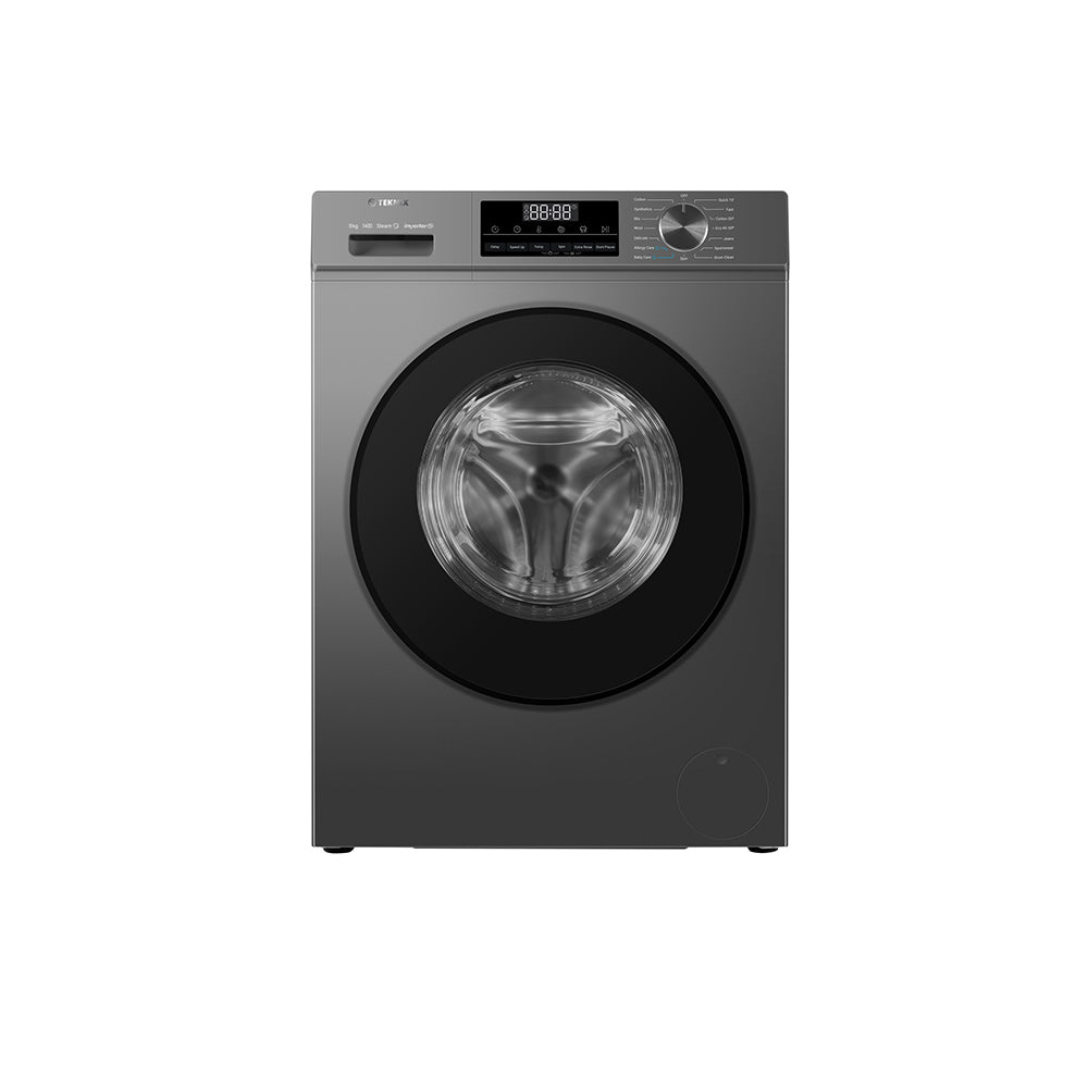 Teknix TK3W814XS 8KG 1400 Spin Washing Machine in Graphite - A Rated - 3 Year Guarantee - POHW0096