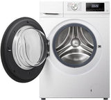 Teknix TKW96142HW 9+6KG 1400 Spin Family Sized Washer Dryer in White with Inverter Motor Door Open