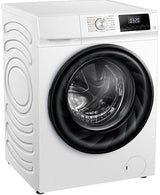 Teknix TKW96142HW 9+6KG 1400 Spin Family Sized Washer Dryer in White with Inverter Motor Angled Left 