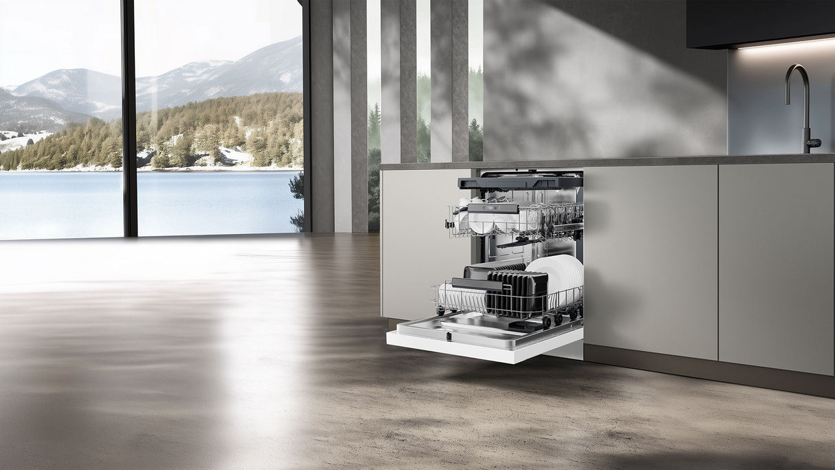 Teknix Series 3 TX3FD618 15 Place Settings Full Size Dishwasher In White- C Rated - POHW0097 **Packed with features normally only found in more expensive dishwashers and a 3 year Warranty**