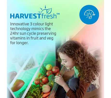Beko BCFD4V50 (61) 50/50 Frost Free HarvestFresh™ Integrated Fridge Freezer with Sliding Hinge - E Rated - (Ex Display) - HW182661