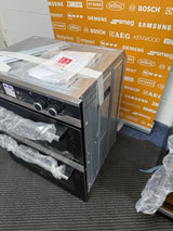 Flavel FLV72FX (52) 72cm Built Under Double Oven in Black and Stainless Steel - A/A Rated - (Ex Display) - HW182352