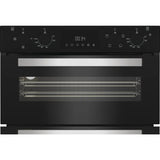 Hotpoint DUH 10D B 72cm Built Under Double Oven with Enamel Liners in Black - A/A Rated - HW181731