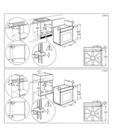 AEG 3000 Series BPX535061M (40) Built-in Electric Single Oven with Pyrolytic Self Cleaning in Stainless Steel - A+ Rated - (Graded) - HW181840