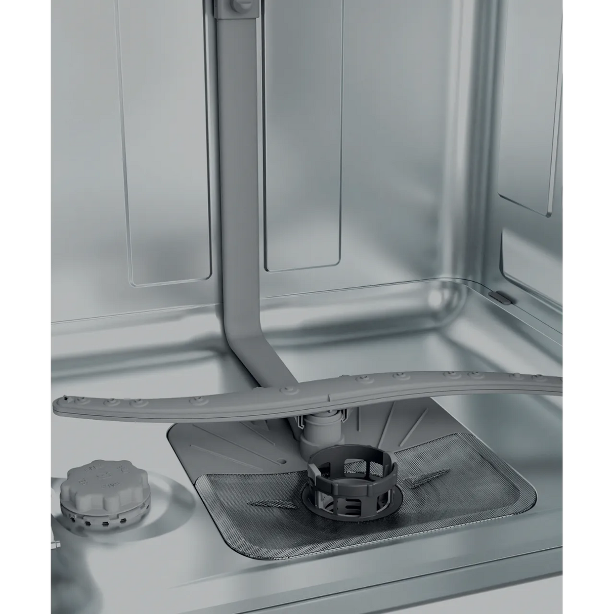 Hotpoint H3B L626 X UK Semi Integrated Full Size Dishwasher with Black and Stainless Control Panel - Fixed Door Hinge Kit - E Rated - HW181877