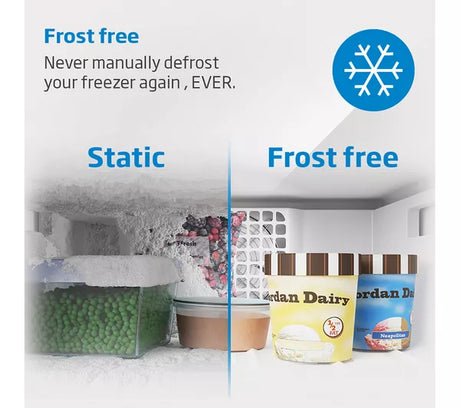 Beko BCFD4V50 (61) 50/50 Frost Free HarvestFresh™ Integrated Fridge Freezer with Sliding Hinge - E Rated - (Ex Display) - HW182661