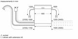 Bosch Series 4 SMV4HVX00G (66) 14-Place Settings Integrated Dishwasher with Top Cutlery Tray - D Rated - (Ex Display) - HW182366