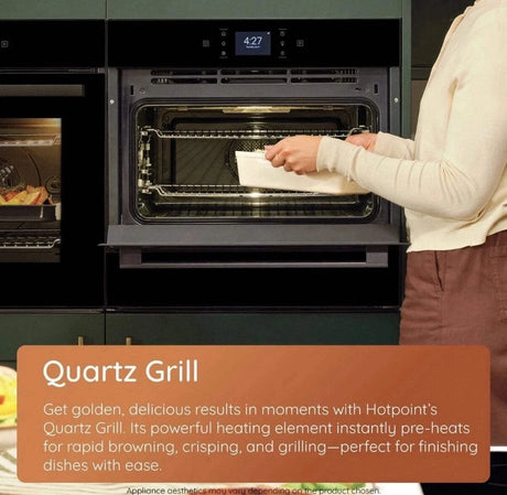 Hotpoint HPD 254CR BUK (92) 1000W 31 Litre Built-in Microwave and Grill in Black - (Blemished) - HW182492