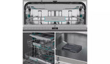 Hisense HV673A60UK (42) Full-Size Fully Integrated Dishwasher with Top Cutlery Tray - A Rated - (Ex Display) - HW182142