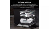 Hisense HV673A60UK (42) Full-Size Fully Integrated Dishwasher with Top Cutlery Tray - A Rated - (Ex Display) - HW182142