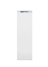 Hotpoint HTSD18F013H1 209 Litre Tall Built-In Freezer with No Frost - E Rated from HomeWise Appliances. stock photo showing front of the freezer with door closed.