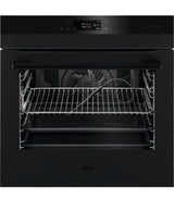 AEG BSK778380T 7000 SteamCrisp Pyrolytic Self Cleaning Built-In Single Oven in Matt Black - A++ Rated - HW181834