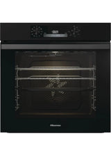 Hisense BI62211CB (40) Electric Single Oven in Black - A Rated - HW181540 stock photo front of the oven.