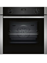 Neff N50 B3ACE4AN3B (40) Built in Slide & Hide Electric Single Oven in Stainless Steel - (New Boxed) - HW182740