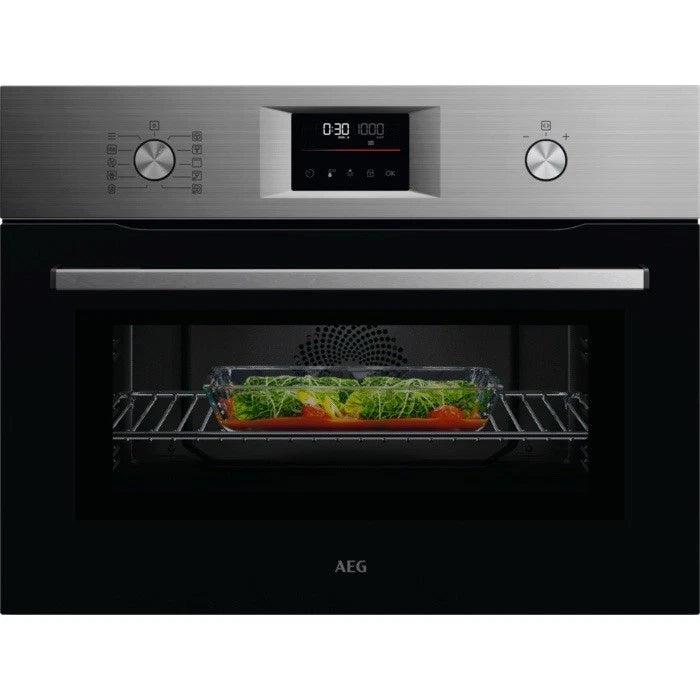 AEG OK6NK40M (58)6000 Built-in CombiQuick® Microwave with Oven in Stainless Steel - (Ex Display) - HW182458