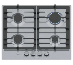 Bosch Series 6 PCP6A5I90 (30) 4 Burner Gas Hob in Stainless Steel - (New Packed) - HW182830